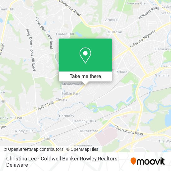 Mapa de Christina Lee - Coldwell Banker Rowley Realtors