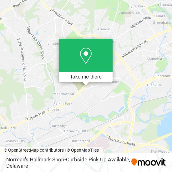 Mapa de Norman's Hallmark Shop-Curbside Pick Up Available