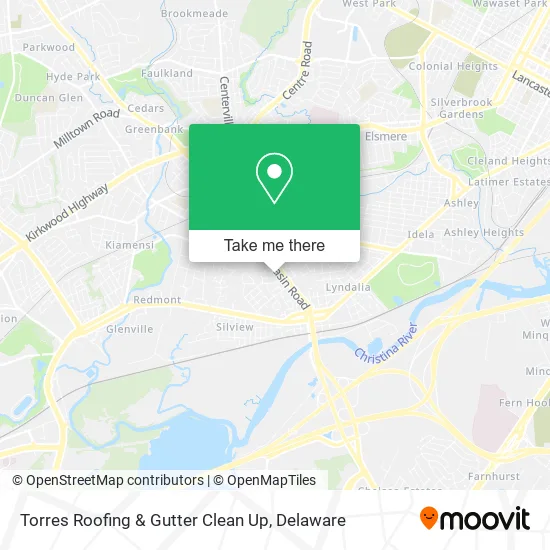 Torres Roofing & Gutter Clean Up map