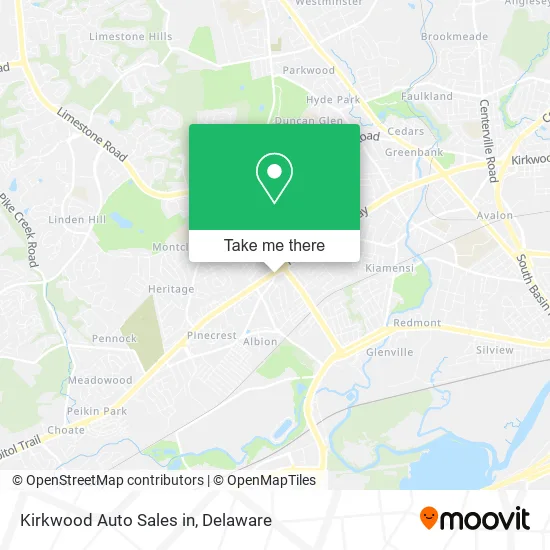 Mapa de Kirkwood Auto Sales in