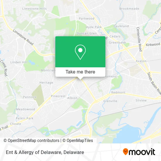 Ent & Allergy of Delaware map