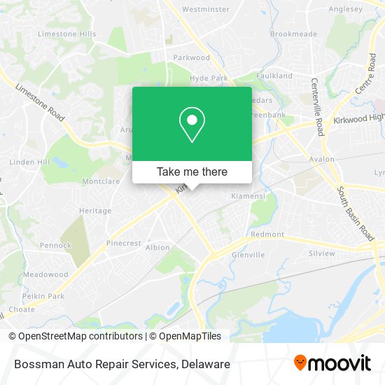 Bossman Auto Repair Services map