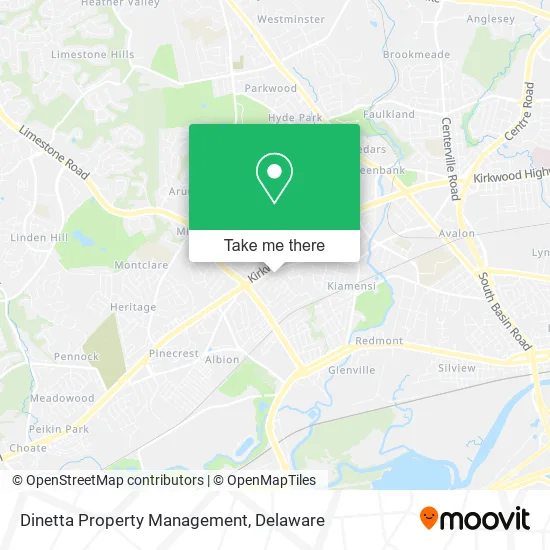 Dinetta Property Management map