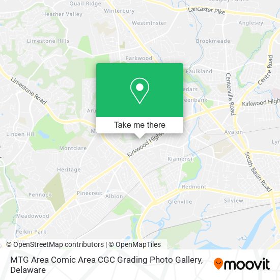 MTG Area Comic Area CGC Grading Photo Gallery map
