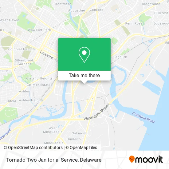 Mapa de Tornado Two Janitorial Service