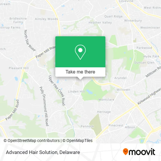 Advanced Hair Solution map