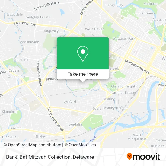 Bar & Bat Mitzvah Collection map