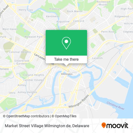 Market Street Village Wilmington de map