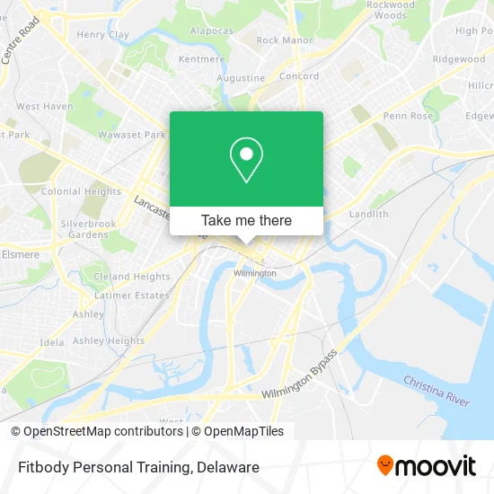 Mapa de Fitbody Personal Training