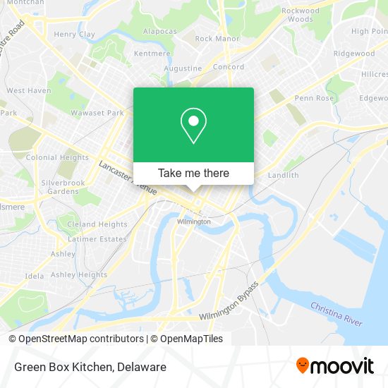 Green Box Kitchen map