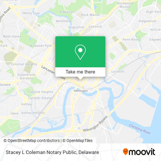 Mapa de Stacey L Coleman Notary Public