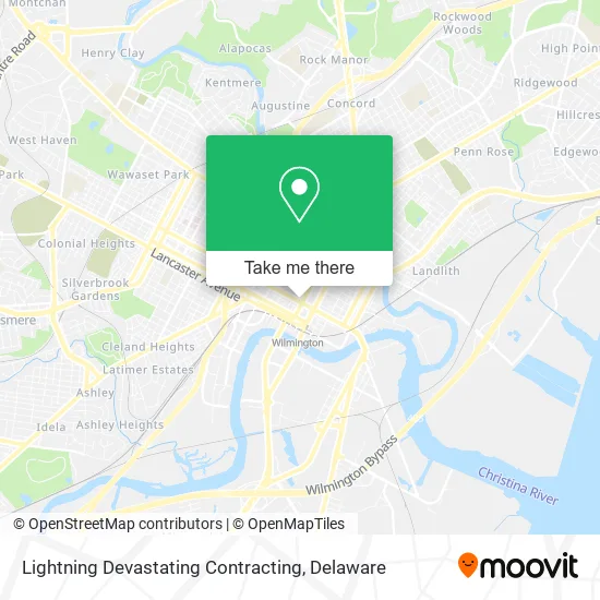 Lightning Devastating Contracting map
