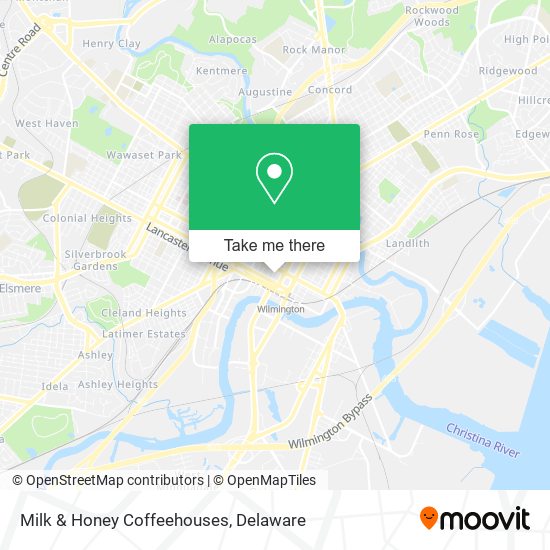 Milk & Honey Coffeehouses map