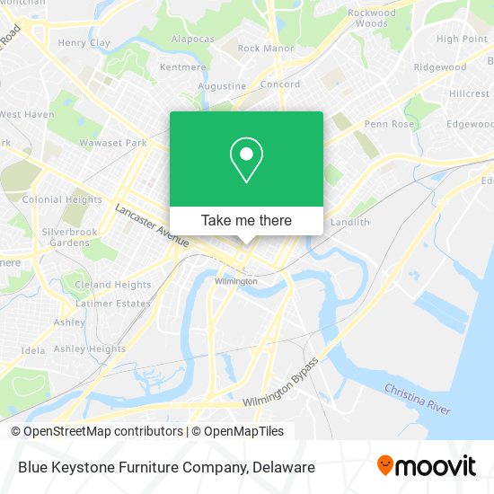 Blue Keystone Furniture Company map