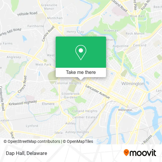 Dap Hall map