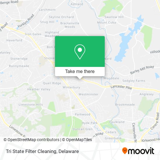 Tri State Filter Cleaning map