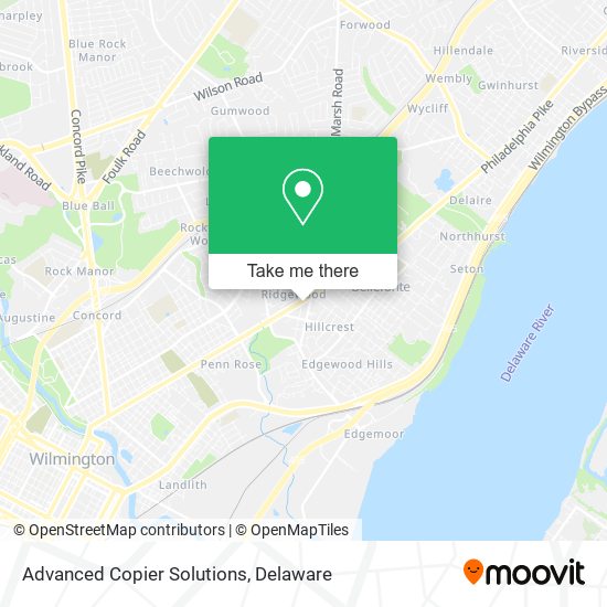 Advanced Copier Solutions map