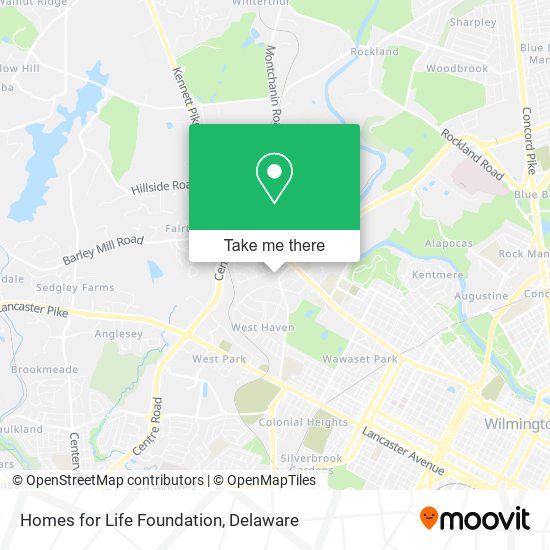 Mapa de Homes for Life Foundation