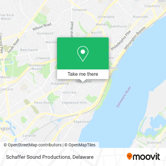 Schaffer Sound Productions map