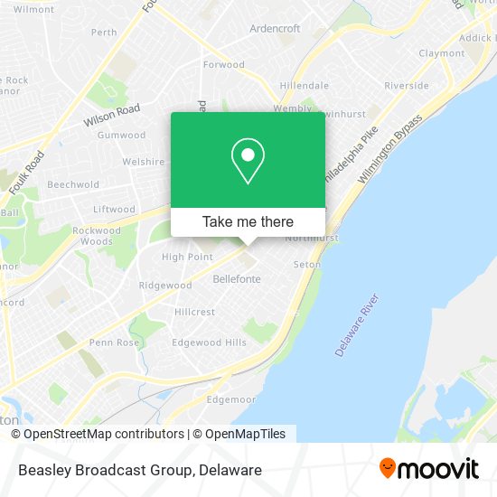 Beasley Broadcast Group map