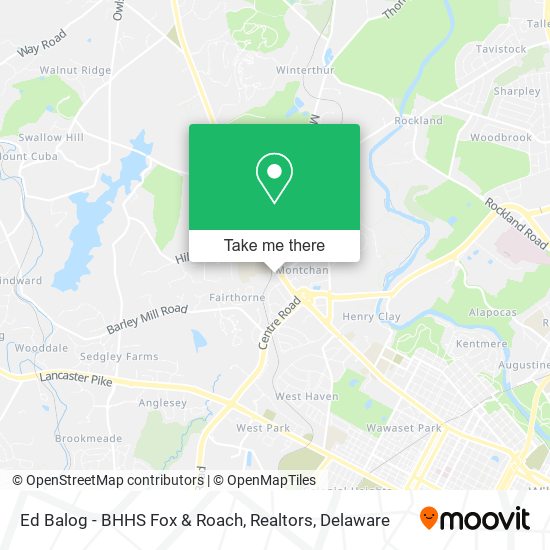 Ed Balog - BHHS Fox & Roach, Realtors map