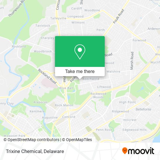 Trixine Chemical map