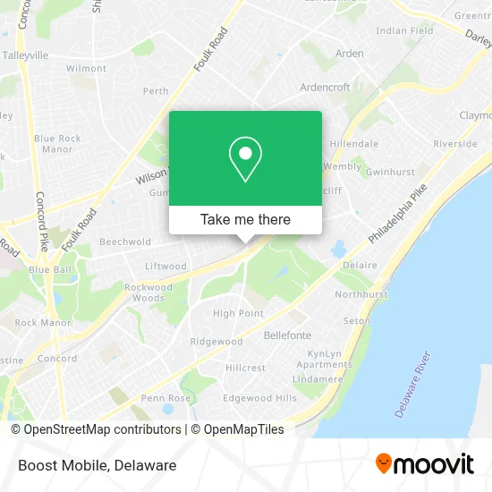 Boost Mobile map