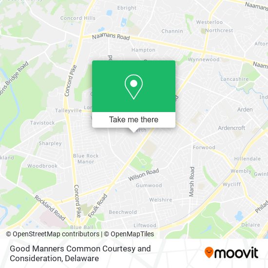 Good Manners Common Courtesy and Consideration map