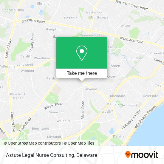 Astute Legal Nurse Consulting map