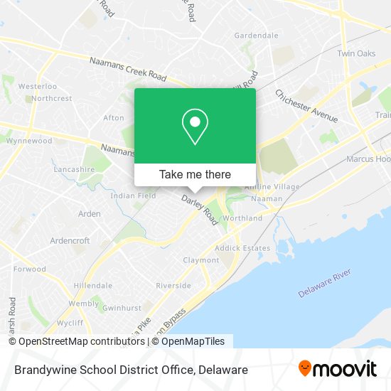 Mapa de Brandywine School District Office