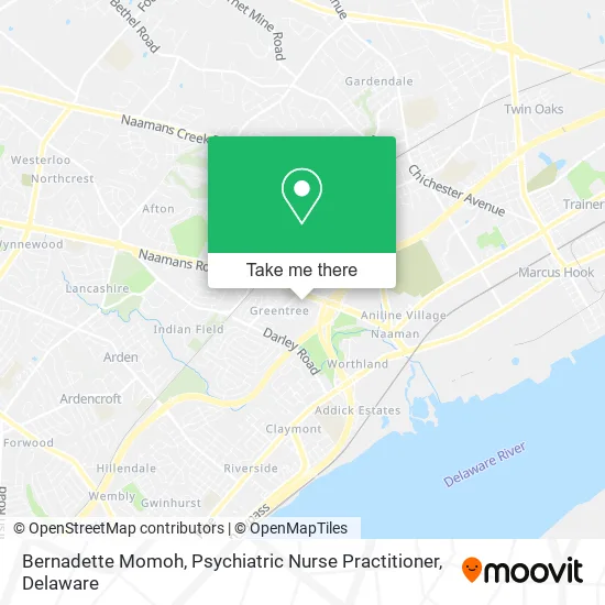 Mapa de Bernadette Momoh, Psychiatric Nurse Practitioner