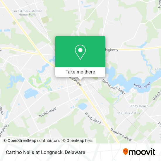 Cartino Nails at Longneck map
