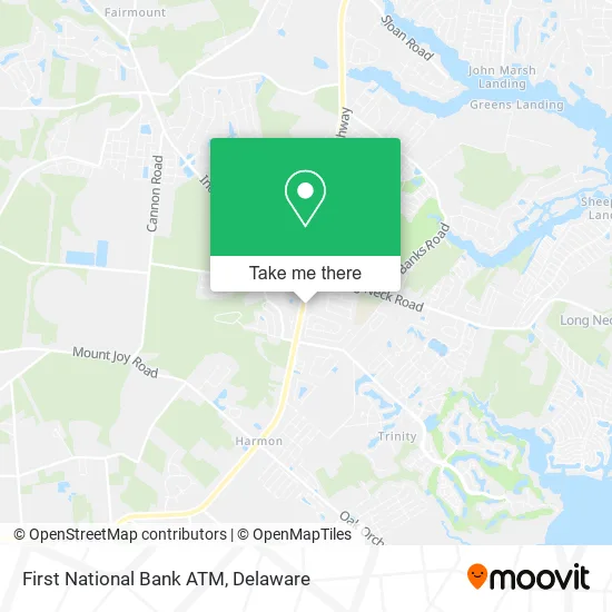 First National Bank ATM map