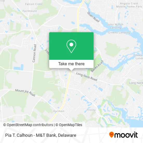 Pia T. Calhoun - M&T Bank map