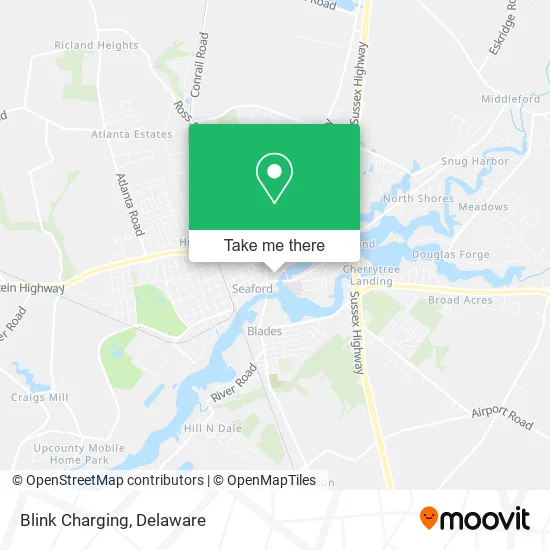 Blink Charging map