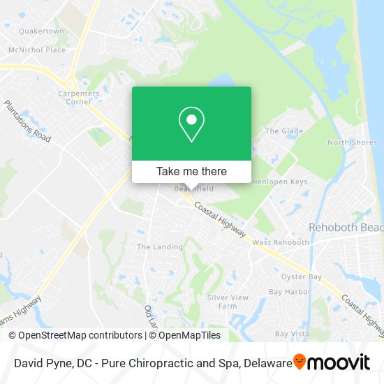 Mapa de David Pyne, DC - Pure Chiropractic and Spa
