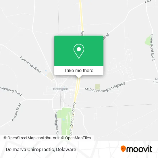 Delmarva Chiropractic map