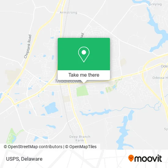 Mapa de USPS