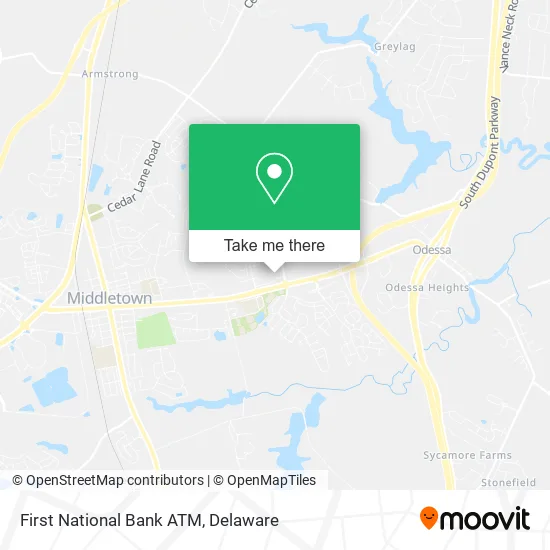 First National Bank ATM map