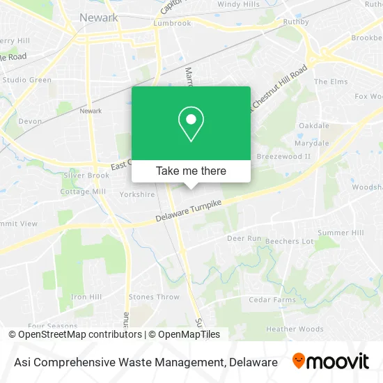Asi Comprehensive Waste Management map