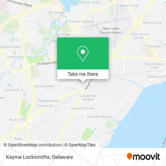 Keyme Locksmiths map