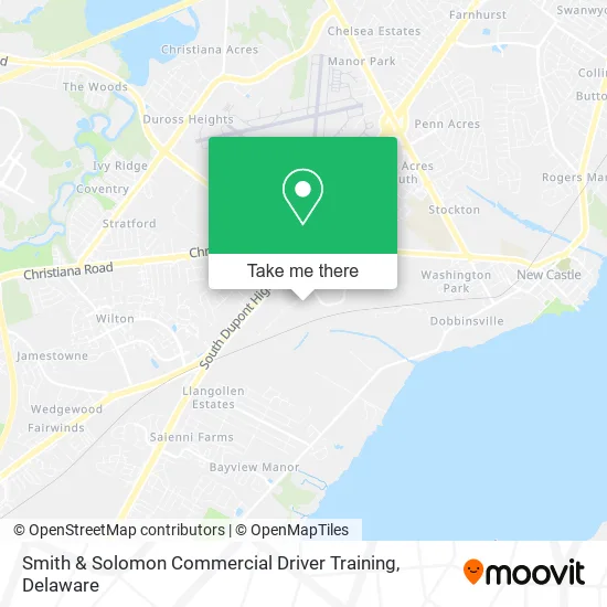 Smith & Solomon Commercial Driver Training map