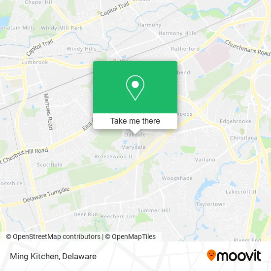 Ming Kitchen map