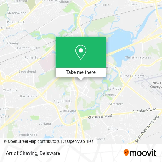 Art of Shaving map
