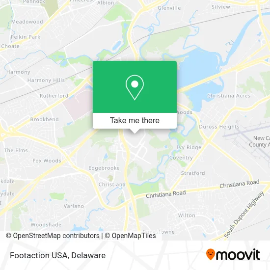 Footaction USA map