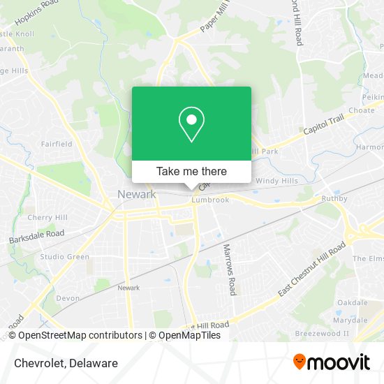 Chevrolet map