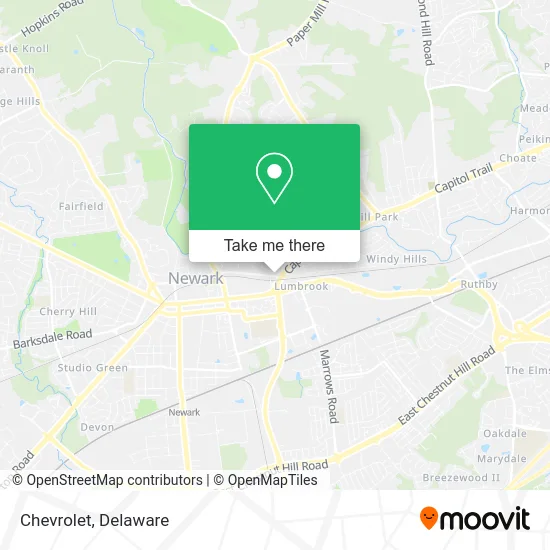 Chevrolet map