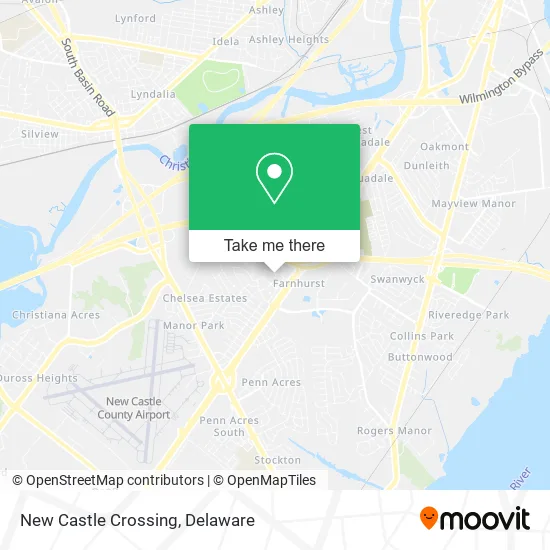 Mapa de New Castle Crossing