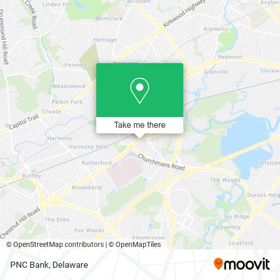 PNC Bank map