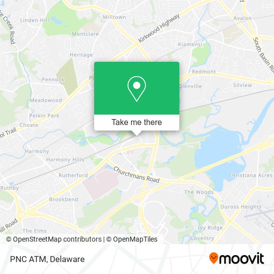 PNC ATM map